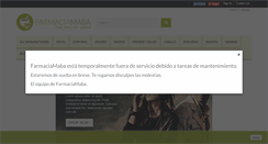 Desktop Screenshot of farmaciamaba.com